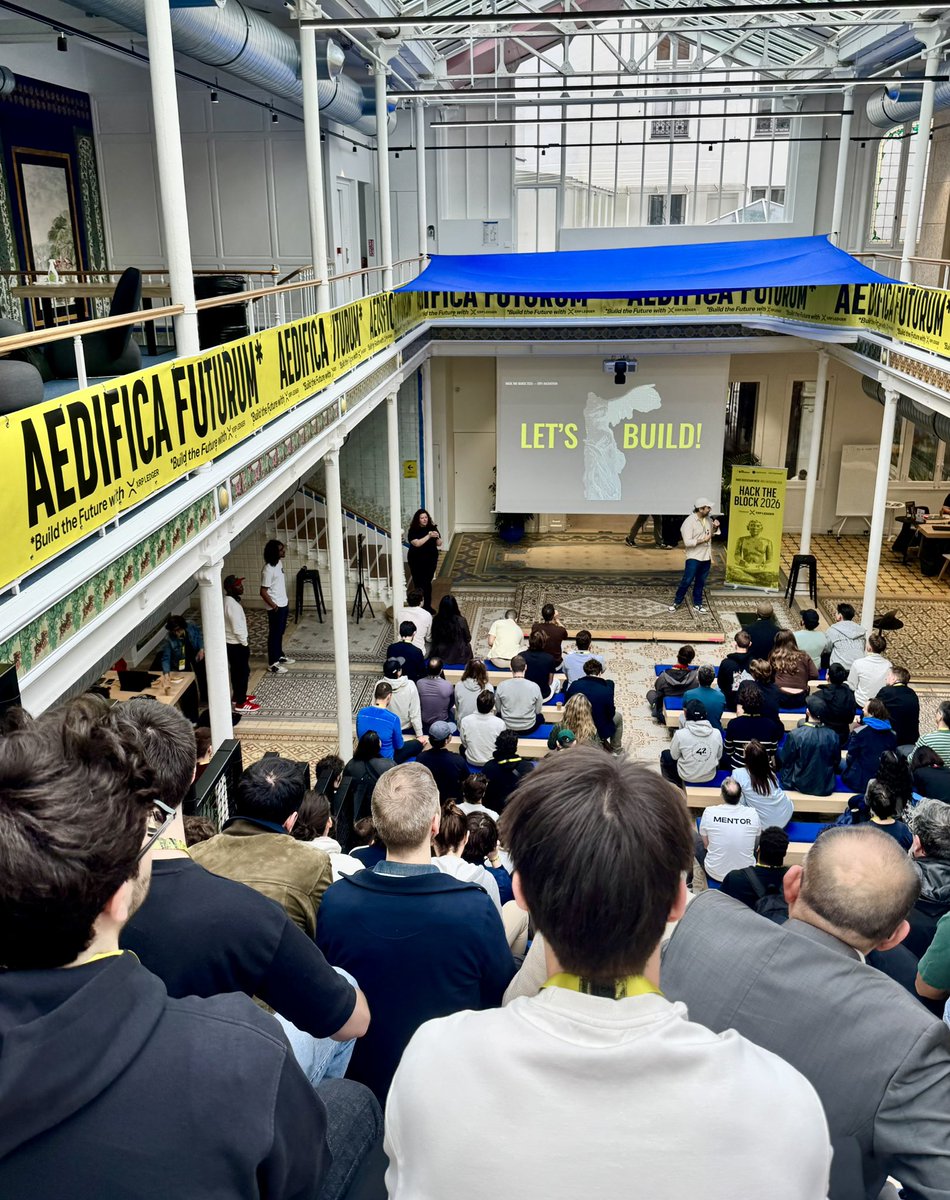 RayFuentesIO's tweet photo. LET’S BUILD! 😎

Kudos to @XRPL_Commons for organizing a spectacular hackathon. 

This venue is absolutely beautiful. A former tie factory turned into an educational ecosystem from the future. 

#HackTheBlock https://t.co/oOQKJ6OTLu