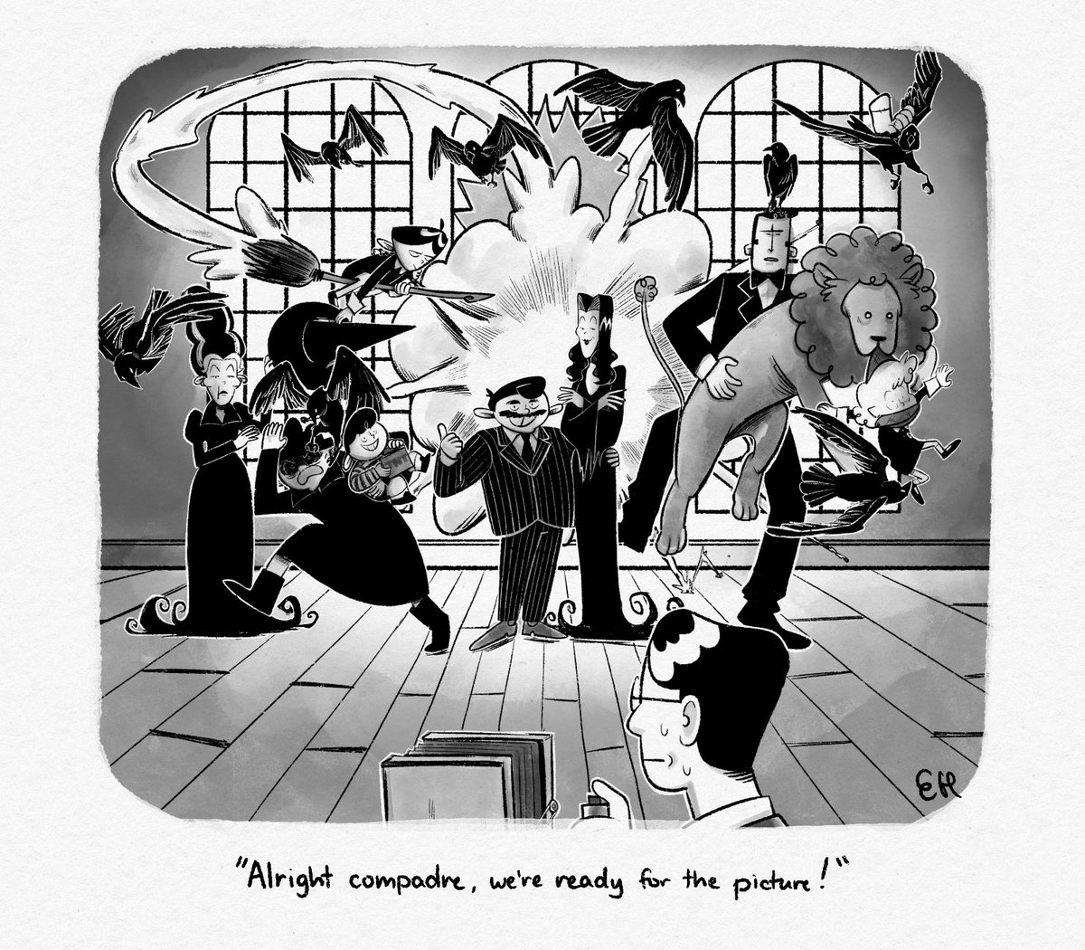 everyone, say “kooky, spooky, and all together ooky!”