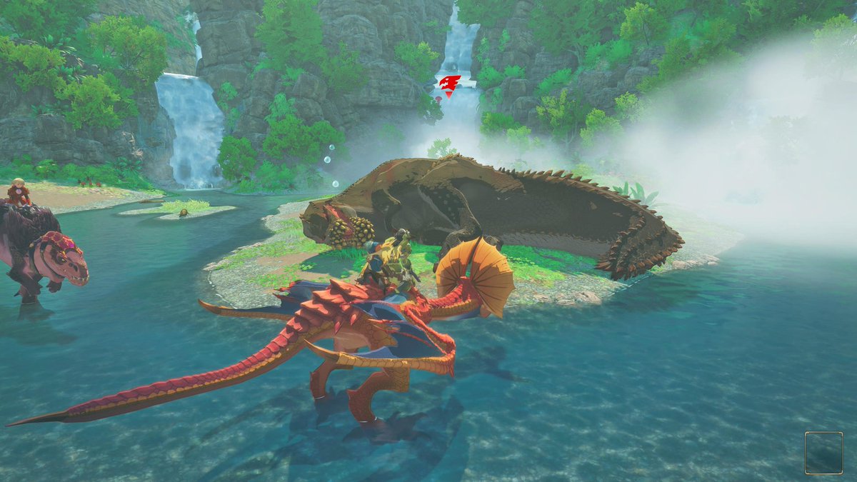 tritochmix's tweet image. Como me gusta el pepino 🥒😋 #Monsterhunter #Deviljho Descansa compañero porque pronto serás mi montura e iremos a destruir dragones ancianos 💪🏼