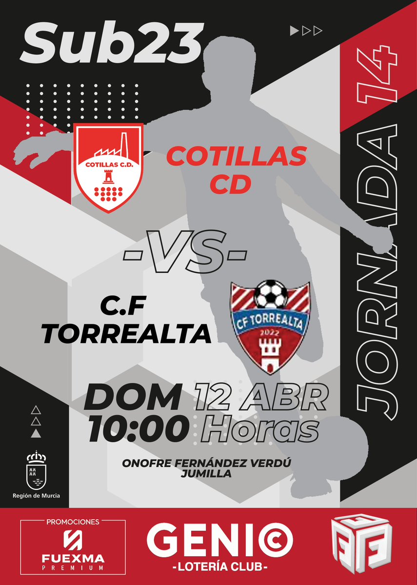 Mucho fútbol este fin de semana. ¡Mucho Cotillas!