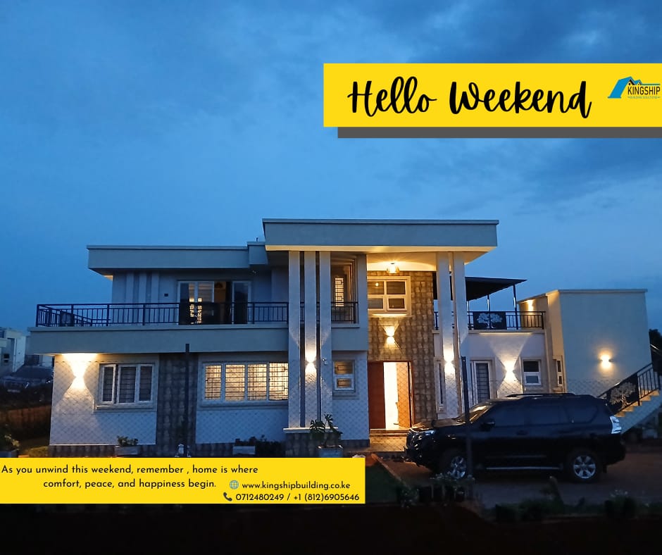 KingshipBuildin's tweet image. Wishing you a weekend filled with inspiration and progress. Whether you're planning your next big project or looking for expert building solutions, we are here to help you build your vision.

🌐 Website: kingshipbuilding.co.ke
#KingshipBuilding #BuildingSolutions #HappySaturday