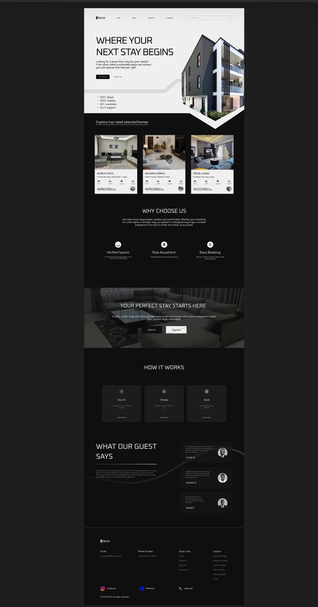Raphman_UI's tweet photo. Designed a landing page for a shortlet website #ui #ux #uidesign #webdesign #figma #uxdesign #design https://t.co/Tx0OQvNxGi