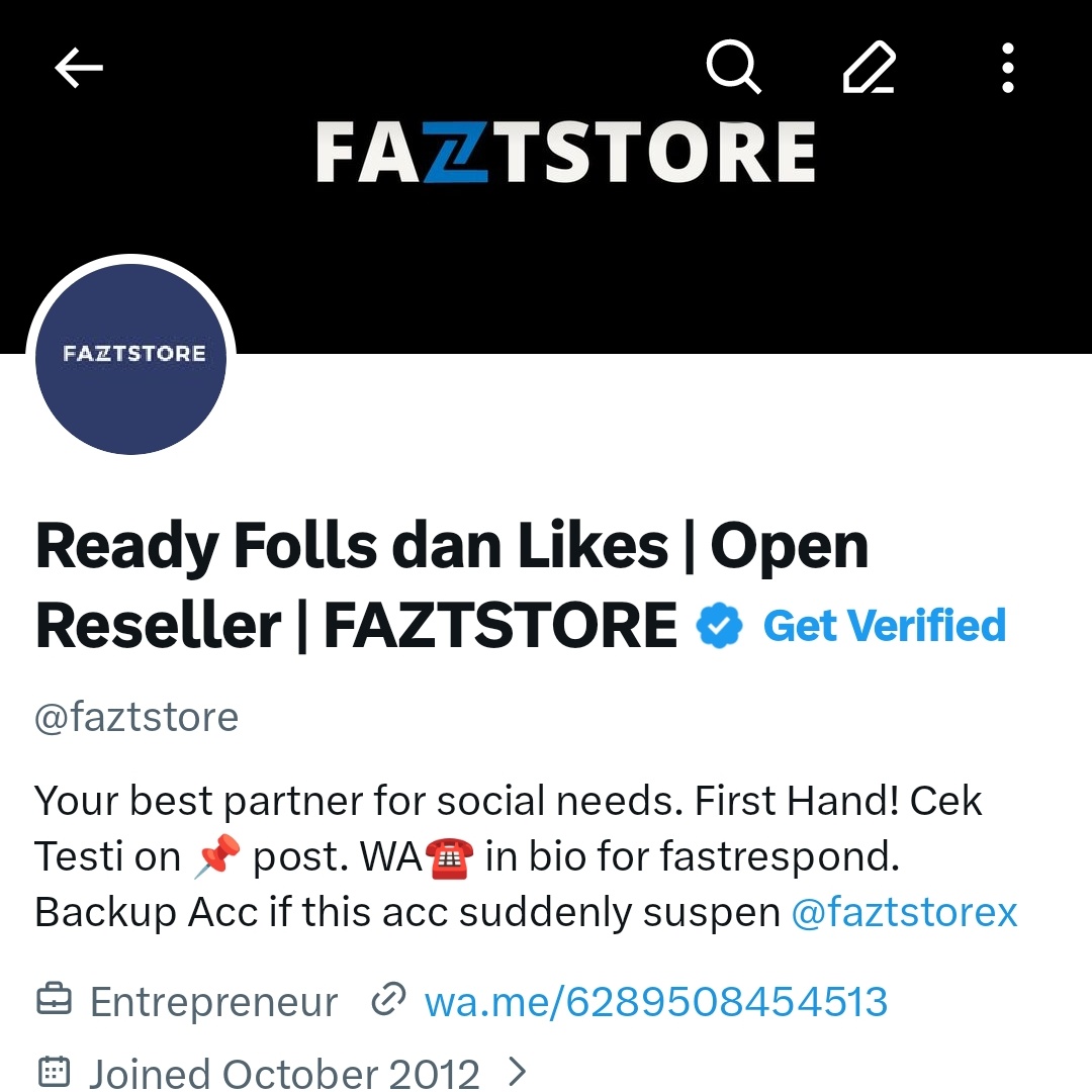 FAZTSTORE BACKUP tweet media