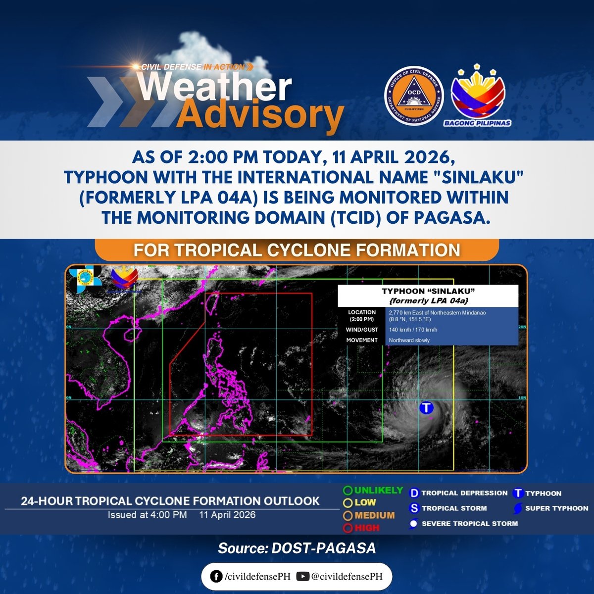 Civil Defense PH tweet media