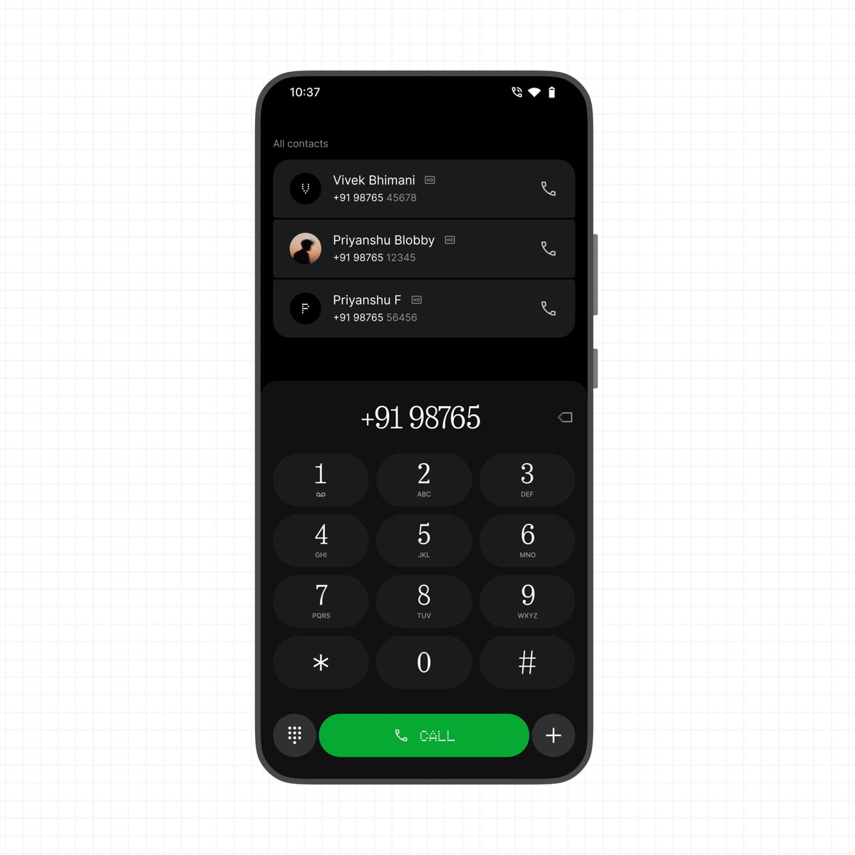 asketstudio's tweet image. Clean and consistent. Just better.

#Voidcaller #NothingDialer #Dialer #UIUX