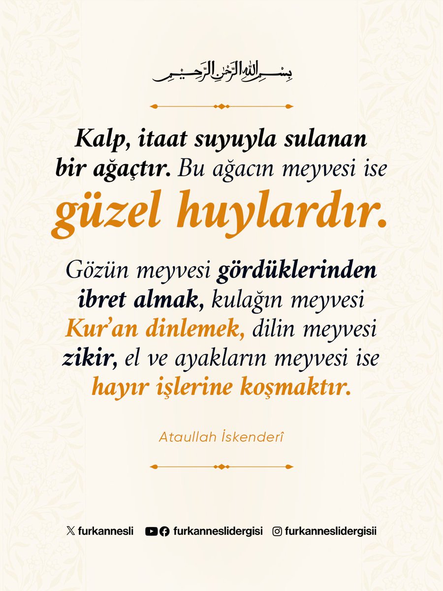 Furkan Nesli Dergisi tweet media