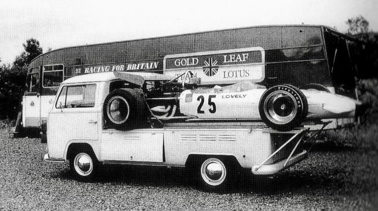 TheBishF1's tweet image. Pete Lovely, born #OnThisDay 100 years ago, entered 11 #F1 GPs (&amp;amp; started 7), beginning in ’59 &amp;amp; ending in ’71, which may well be (is it?) the lowest total for a driver who entered F1 GPs in 3 decades. Lovely name though. Lovely transporter, too.