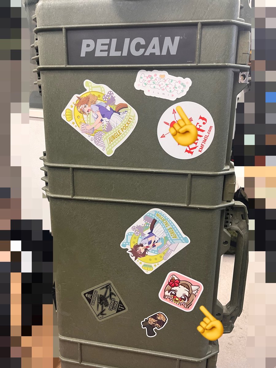 ずっと貼れなかったステッカー貼り完了✌(’ω’)