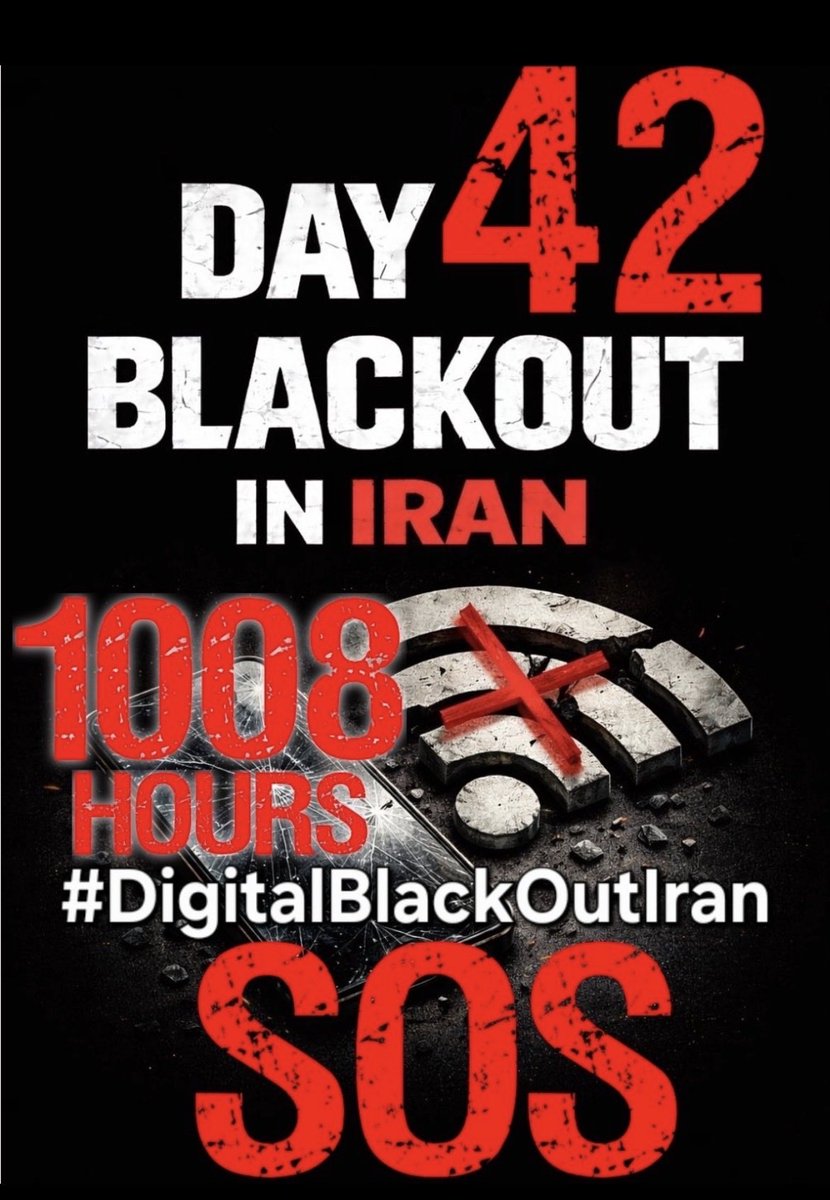 Zolyo2's tweet photo. @MessageFromLen A nation offline is a nation under siege. This is not an internet blackout. This is a deliberate shutdown of a nation.
@EU_Commission #DigitalBlackOutIran #KingRezaPahlavi @NEWSMAX https://t.co/5WWVmm6WYO