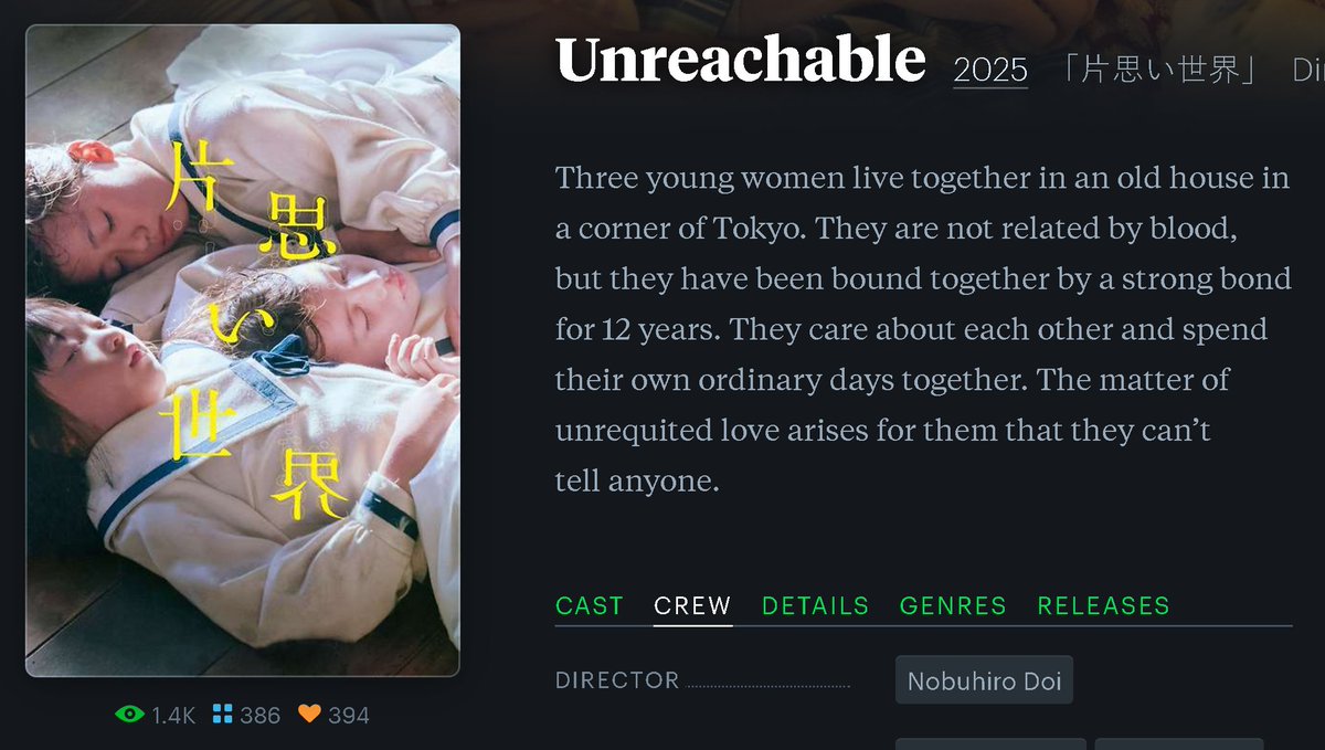 santodrives's tweet image. 1080p (14.6 GB) subs: eng/jap