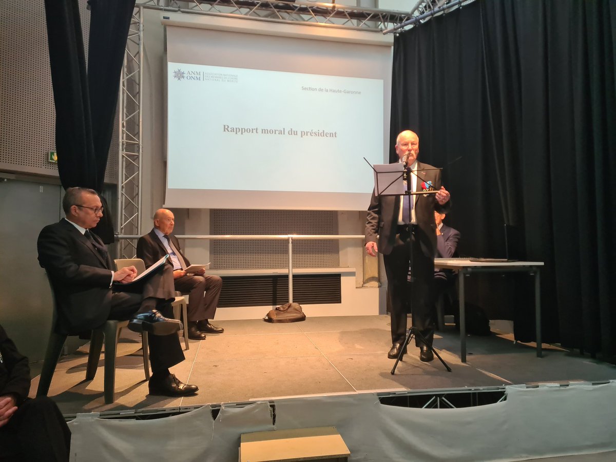Ce matin je représentais <a href="/jlmoudenc/">Jean-Luc Moudenc</a>  à l'association Nationale  des membres de l'Ordre National du Merite de la Haute-Garonne.