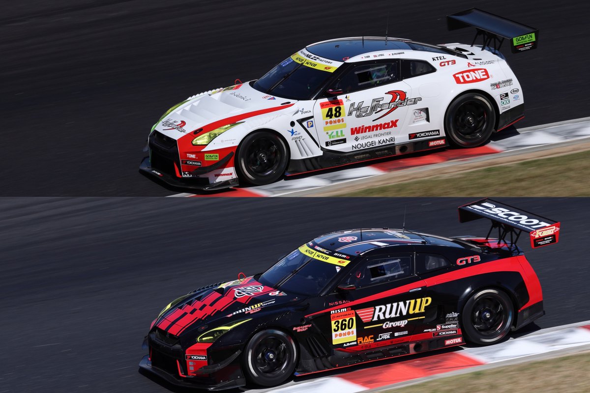 NISMO_JP's tweet image. 【SUPER GT】

GT300 QUALIFYING OFFICIAL RESULT

56 REALIZE NISSAN MECHANIC CHALLENGE GT-R：P8

11 GAINER TANAX Z：P10

62 HELM MOTORSPORTS GT-R：P20

26 ANEST IWATA GAINER Z：P21

48 Kenko K's Frontier WM NILZZ GT-R：P24

360 RUNUP x SOL GT-R：P26

#NISSAN #NISMO
#SUPERGT