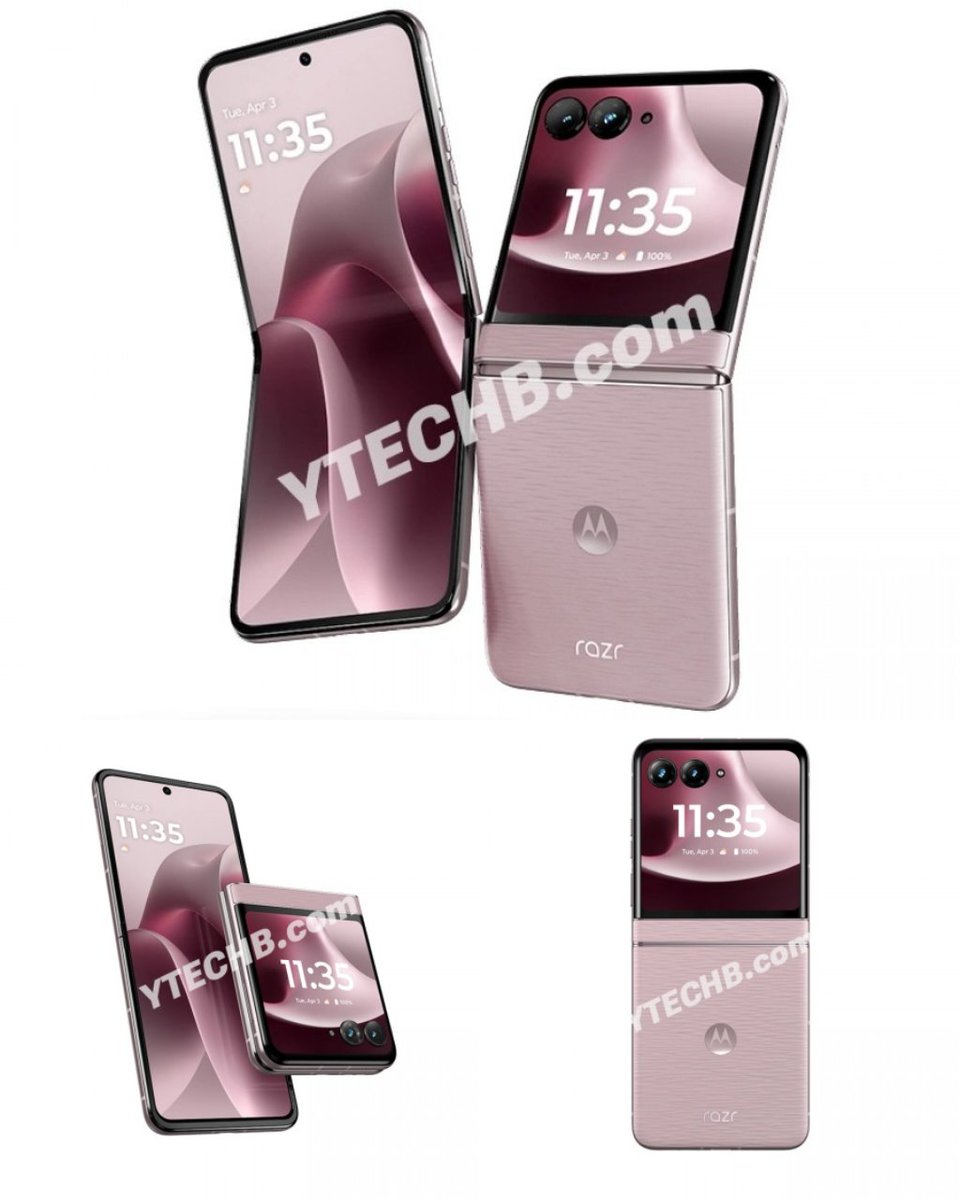 drbeel_techno's tweet image. #Motorola
تسريبات الشكل النهائي لهواتف موتورولا القادمة خلال الشهر الجاري:
- Motorola Razr 70 Ultra 
- Motorola Edge 70 Pro 
- Motorola Razr 70
يتبع