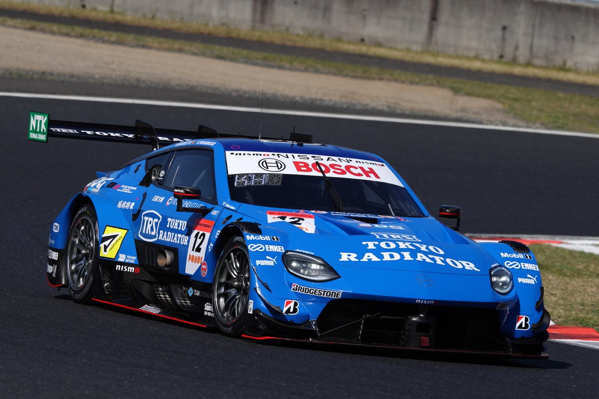 NISMO_JP's tweet image. 【SUPER GT】

GT500 QUALIFYING OFFICIAL RESULT

12 TRS IMPUL with SDG Z：P7

24 REALIZE CORPORATION Z：P9

23 MOTUL Niterra Z：P10

#GoGoNISSAN2026 
#ZNismo 
#NISSAN #NISMO 
#SUPERGT