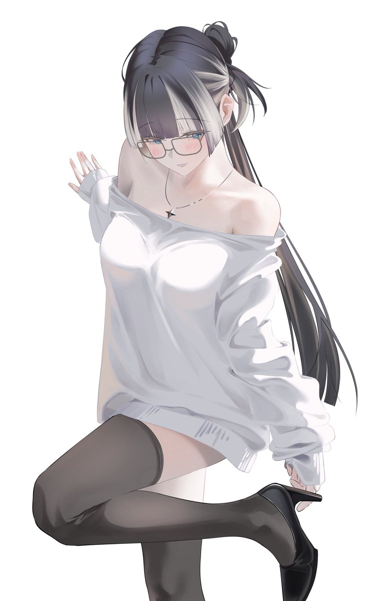 白上フブキ 「#凍結祭りでフォロワー減ったから自己紹介して逆に増やす 6万までまた頑張ります」|たにしのイラスト