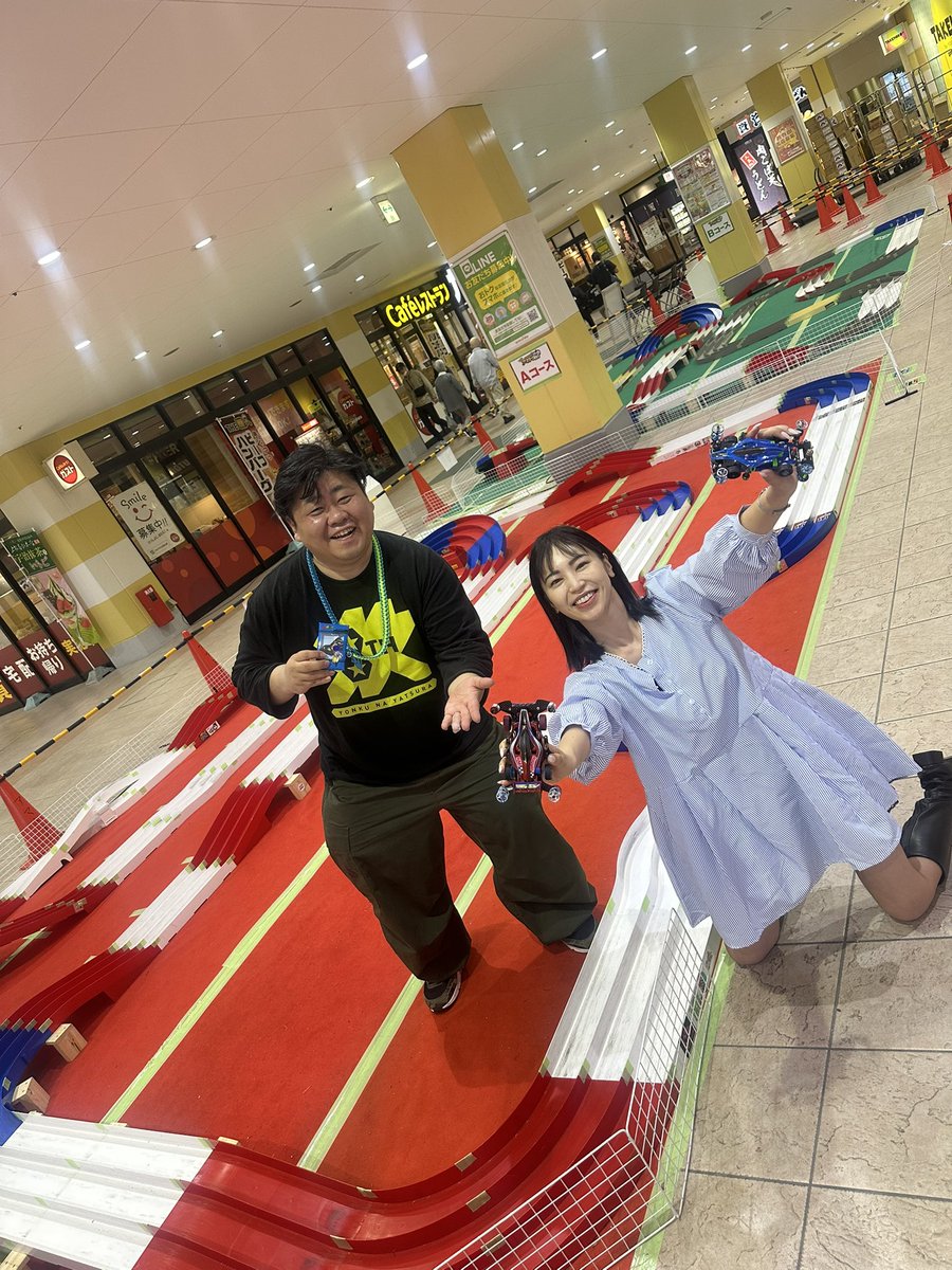 kae_hiromi's tweet image. アマドゥGP前日練習！！
何とか着けましたーー🥹💙💙

明日楽しみにしてます🥹🏁

#mini4wd
#アマドゥGP
#ミニ四駆