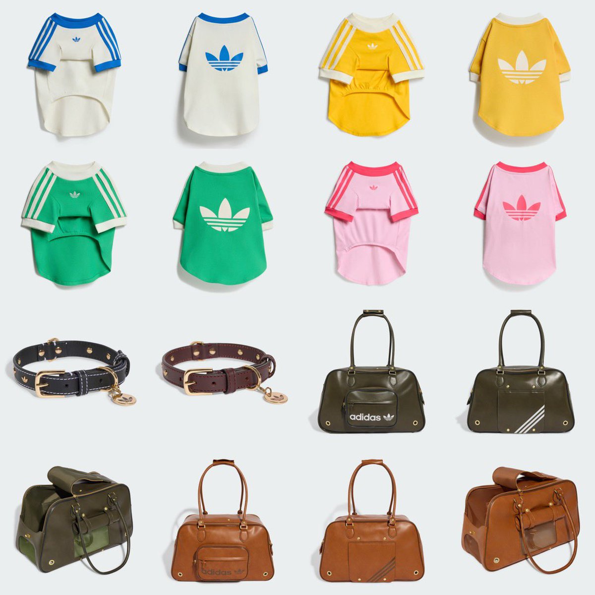 uptod4te's tweet photo. adidas Originals ペットコレクションが国内4月15日（水）10:00 より各オンラインで発売開始。海外限定展開だったアイテムが遂に日本上陸。 【アディダス 犬 猫 アパレル 首輪 キャリーバッグ 新作】
https://t.co/APJMo6czBw https://t.co/5z0S2RJOmt