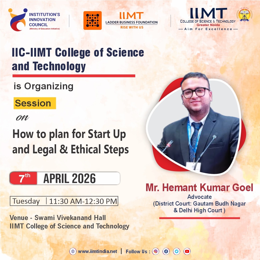 IIC IIMT Science & Technology tweet media