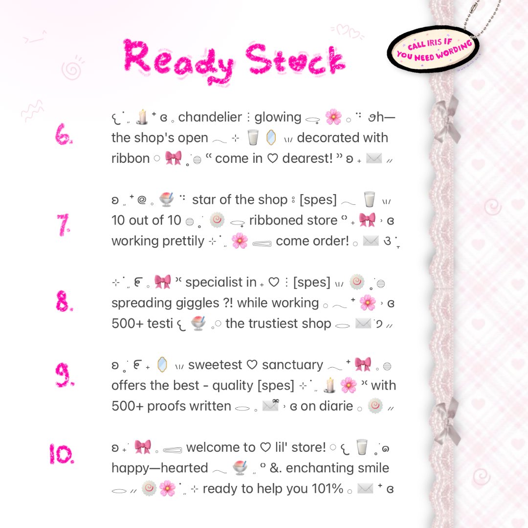 iris, wording! tweet media