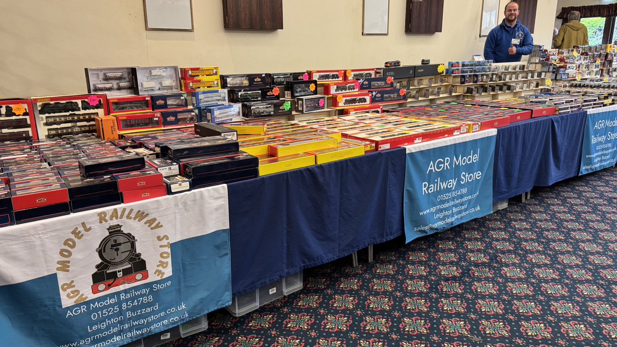 HWDMRS's tweet photo. Our MRX26 Model Railway Exhibition at Cressex Community Centre and Social Club is now open until  4..30pm. 
11 inspirational layouts and trade.
We thank our show sponsors Transport Treasury Publishing and AGR Model Railway Store
For more details click here https://t.co/ImC3SUDfx2 https://t.co/DaX0s28lDj