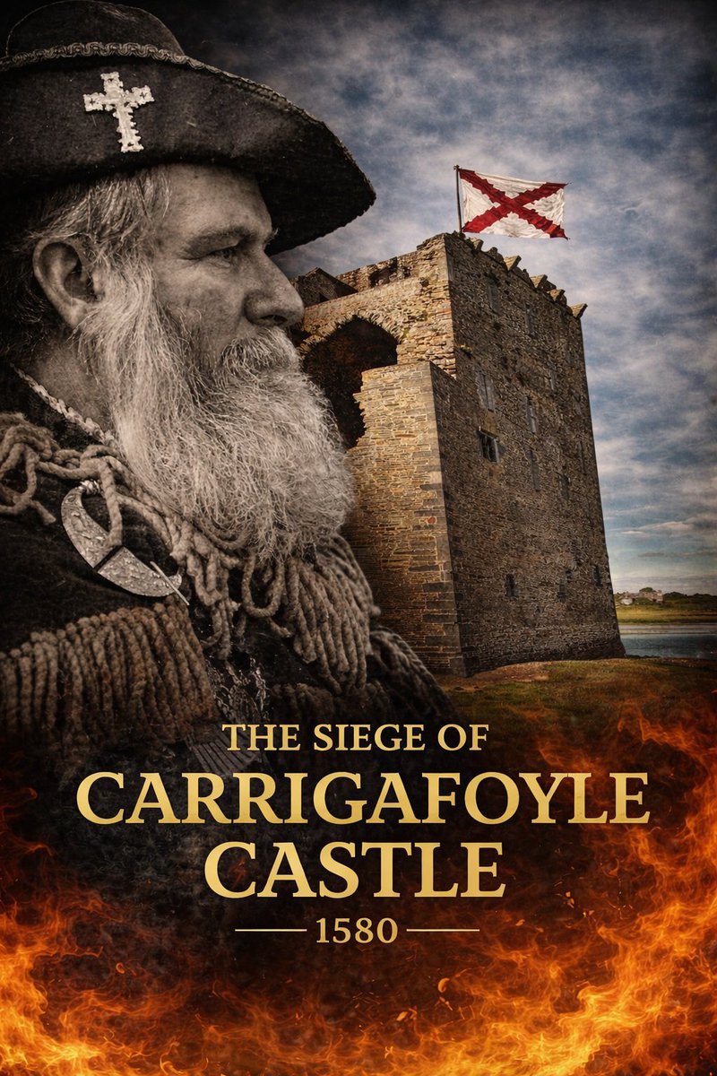 IrlandaTercio's tweet photo. Over Easter I paid my respects to the memory of those Spanish &amp; Irish soldiers who fought to their last breath at the Siege of Carrigafoyle Castle-Easter 1580. Part of the Desmond Rebellions, this was a fine example of the Hispano-Irish alliance

Viva España
Tercio de Irlanda https://t.co/B3wyAFQK9S
