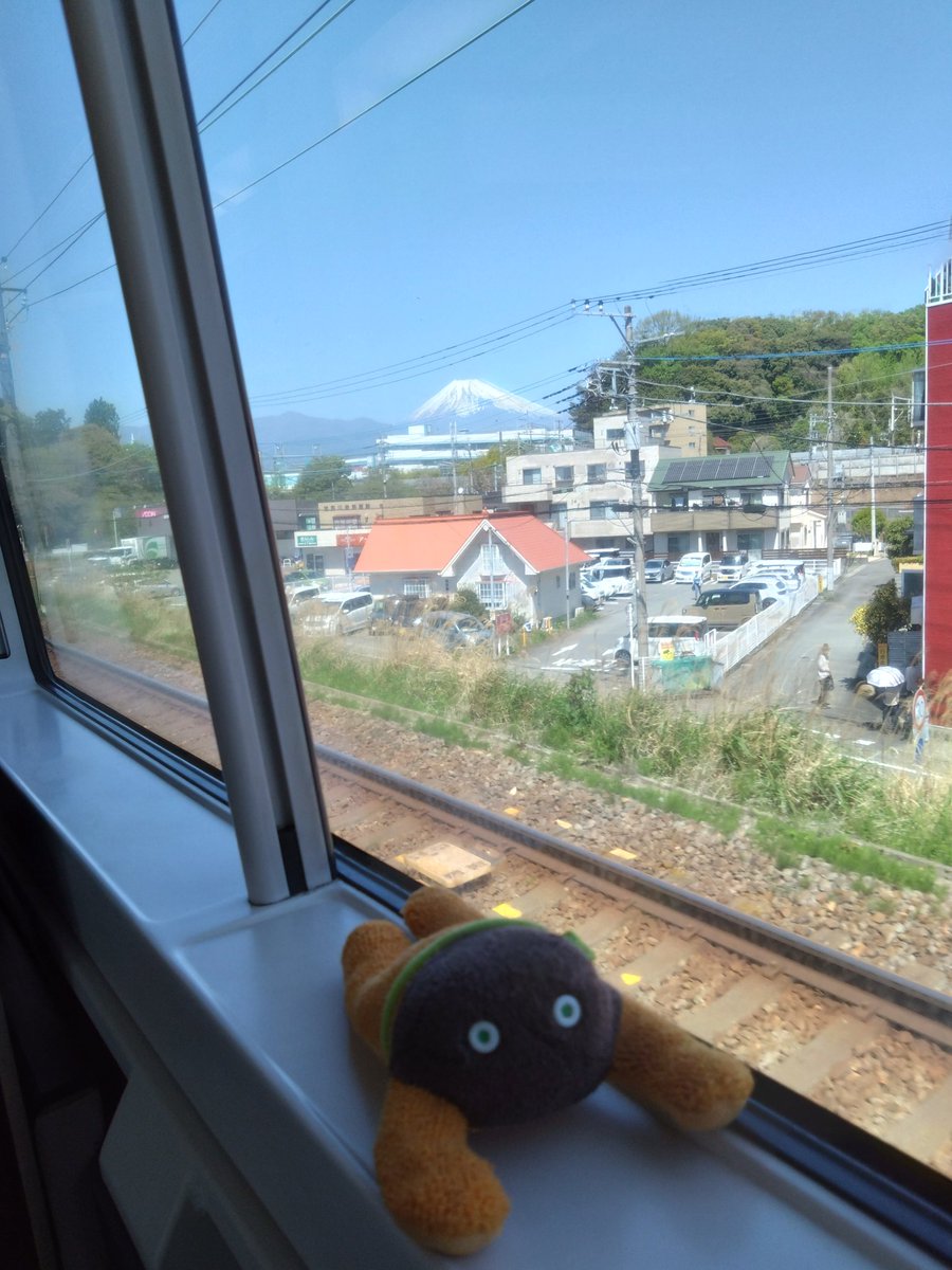 LiveshowSalsa's tweet photo. #クツシタ人
車窓から富士山が見えた https://t.co/pkoNkLGJph