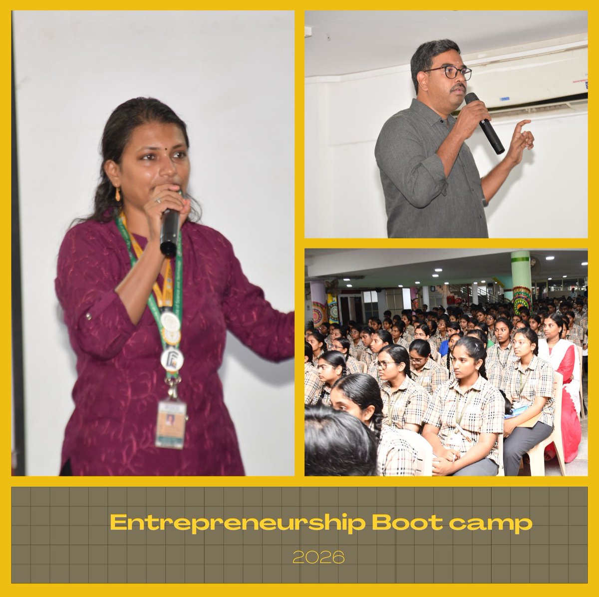 srmpsg's tweet image. Our  school organised an inspiring entrepreneurship session with Dr. Purnima  and Dr. K. Ramesh from the SRM Innovation Center for Excellence.

#Entrepreneurship #YoungInnovators #SRMIST #StudentSuccess #BootCamp #DeepTech #YoungEntrepreneurs #STEMEducation #SRMPublicSchool