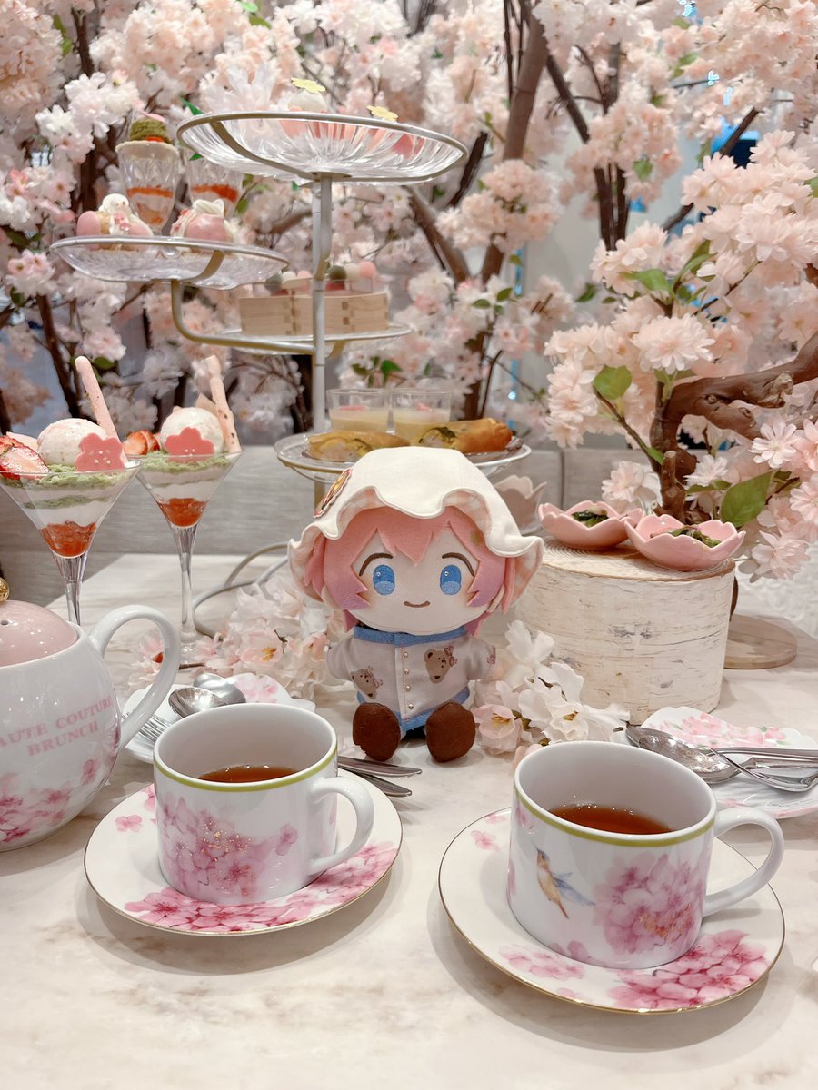 ttcc_22's tweet photo. ︎ ︎ ︎ ︎ ︎ ︎
さくらあふぬん🫖🌸𓂃˖₊⊹

　　　　　　　#わんぱくぬいが見られるタグ https://t.co/ZC4rex7b0L