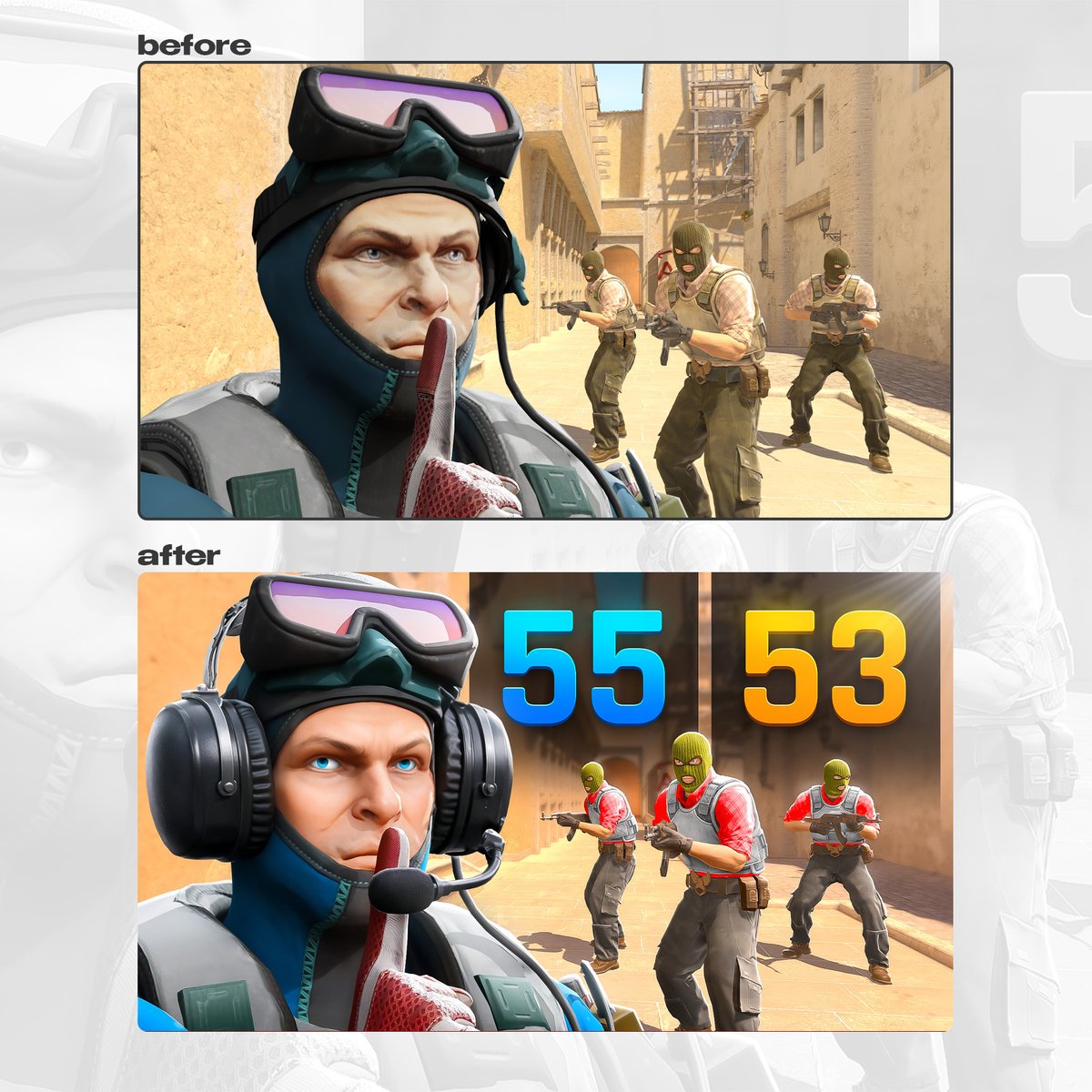revok17's tweet photo. CS2 thumbnail design

🤍Before✦After #74 https://t.co/UYXU8xUhOi