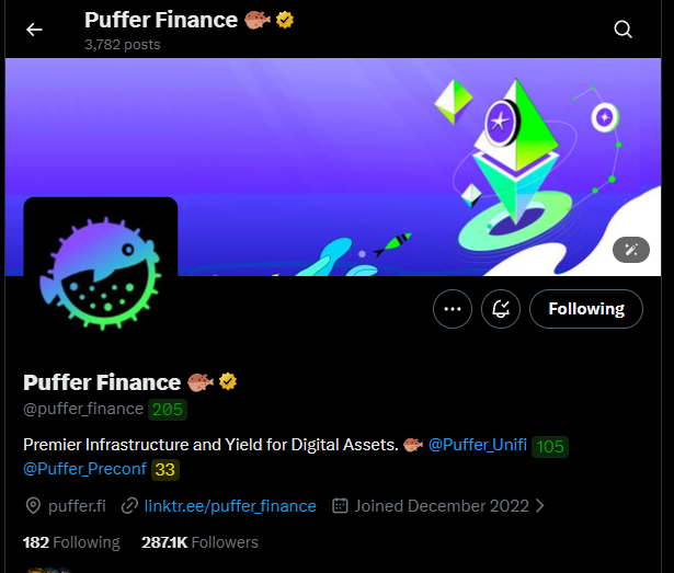 Julian_Research's tweet photo. The perfect synergy for long-term holding: Keeping my $PUFFER tokens secure on an @ELLIPAL air-gapped device while letting them work in the Liquid Restaking ecosystem!  Truly the gold standard for security and yield.

All steps done! Following both and RTed. 🚀
#ELLIPAL8th #PufferFinance