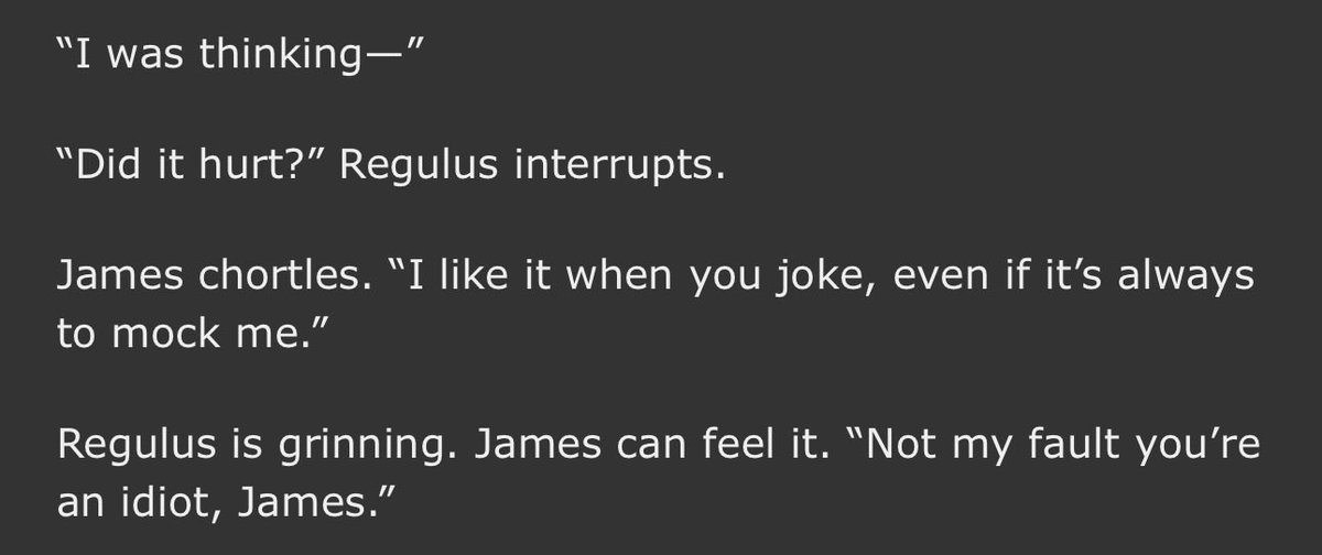 i adore regulus

archiveofourown.org/works/43379187…