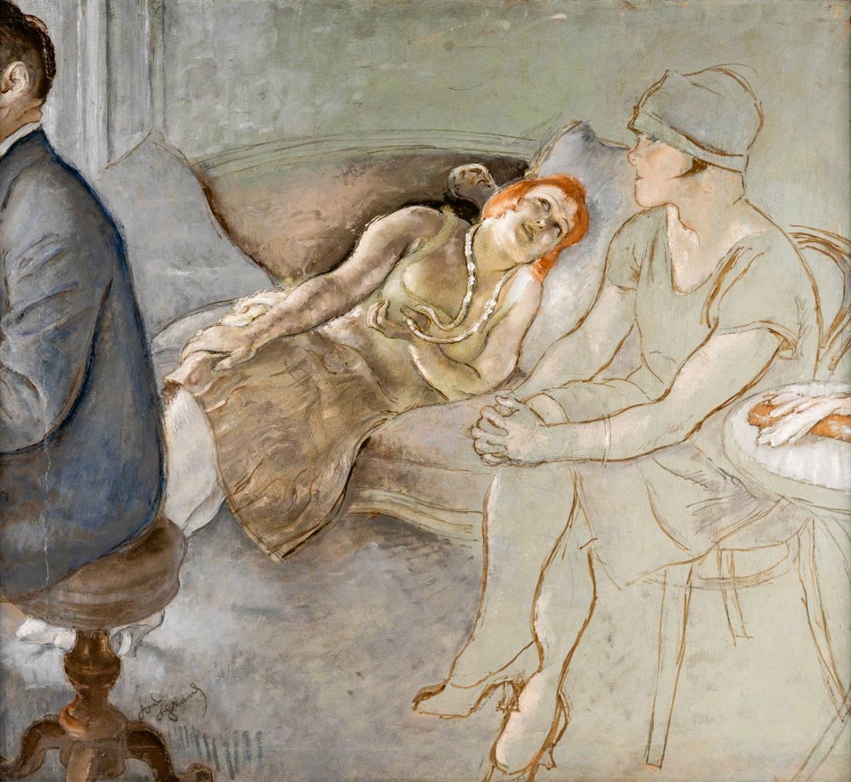 humanpilot's tweet image. 'The Musical Break' by Louis Legrand, France (1863-1951) Oil on card. #art #artists