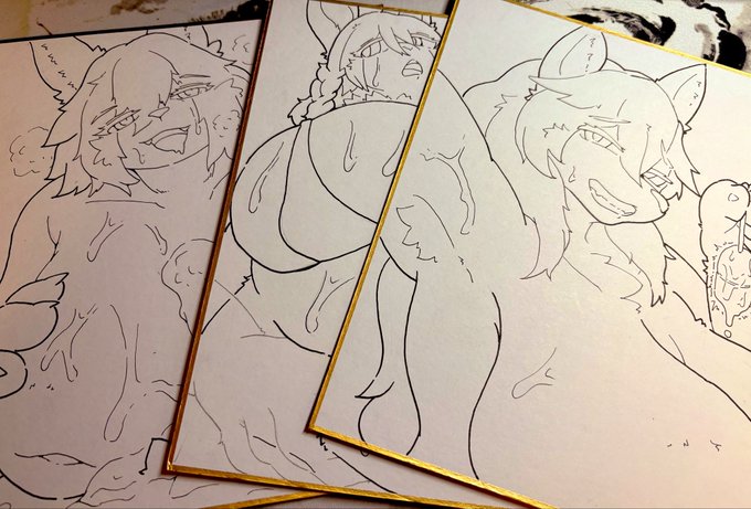 キのせいキャラのアナログ色紙を制作中!

まだまだキャラ描きます! 