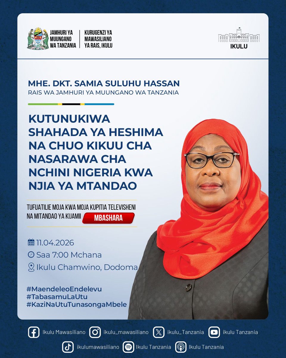 ikulu_Tanzania tweet media