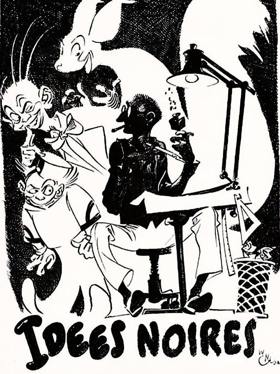 Franquin_Cie's tweet image. Angoisses précoces (dessin Alec Séverin) #Franquin #Spirou #IdéesNoires