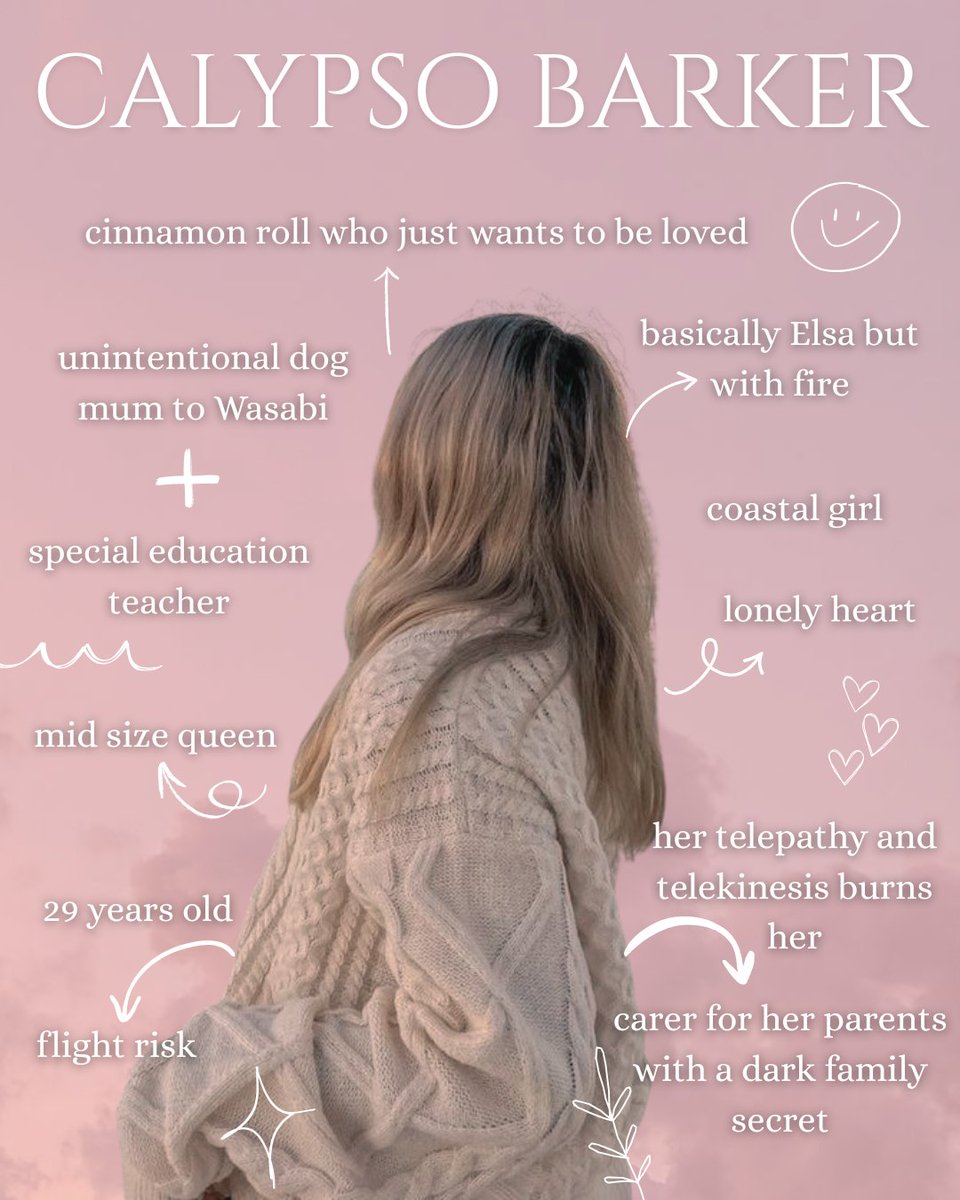 dani_s_writes's tweet image. Meet Cal ✨
She accepts a six-month teaching contract 400km away from the pressures of her old life after almost killing a man with her magic.
She must fight to get control of her magic when it threatens her new life and her first real chance at love.

#ProfilePit #Q #A #Spec #R