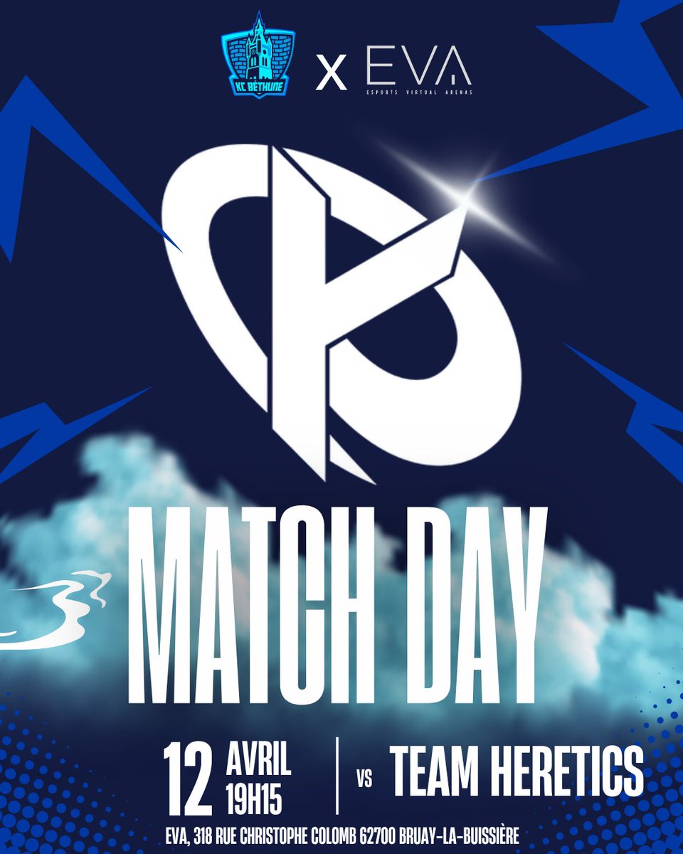 KCorp_Bethune's tweet photo. Après une semaine de pause, enfin la reprise de la LEC demain !  💙

Et surtout le retour du BBQ coréen en botlane 🔥

🗓️ Dimanche 12 avril 2026
🕒 19H15
📍 EVA Béthune Bruay

#KCWIN #KCORP https://t.co/gsLG4McgDm