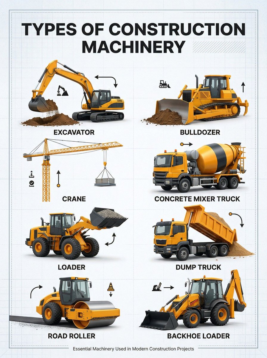 Common construction machines