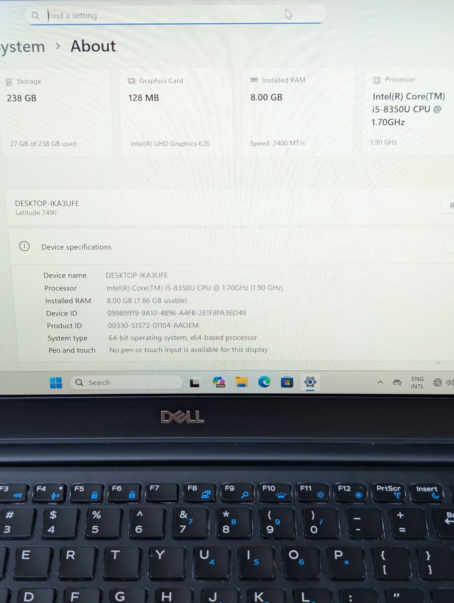 Stc_GadgetHubNG's tweet image. LATITUDE 7490 💼🔥

DELL Latitude 7490
14" Non-Touch Display
Intel i5-8th Gen

8GB RAM | 256GB SSD

Backlit Keyboard
Laptop + Charger ONLY

Condition: Clean / Budget Pick

🇳🇬 ₦300,000

🚚 Nationwide Delivery

#DellLatitude #BudgetDeal #STCDeals