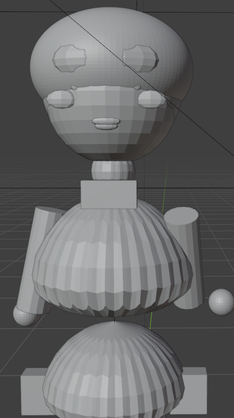 Voynich011's tweet image. #個人ゲーム開発 #gamedev #indiedev #ゲーム制作
BlenderとClaudeを連携しました！
左の画像を3Dにしてくれました^^