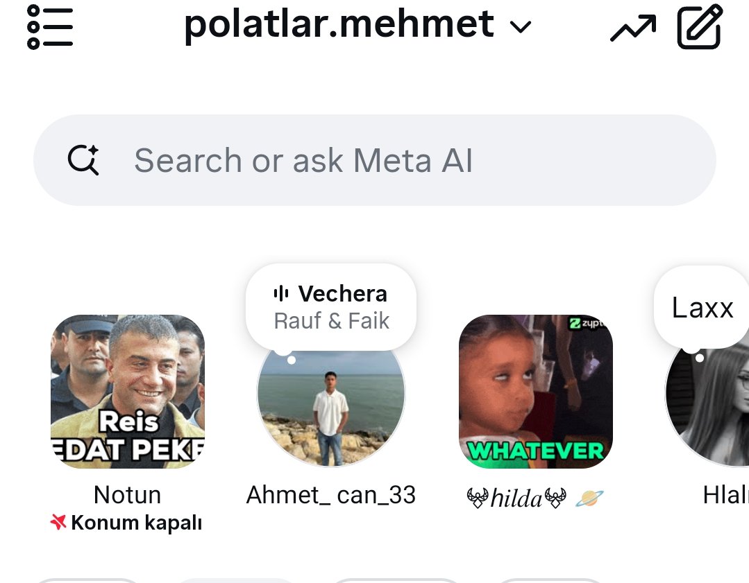 İnstagram'a yeni özellik getirmişler hayırlı Olsun Reisimizi her yerde göstereceğiz,
Yılmadan yorulmadan 
<a href="/sedat_peker/">Sedat Peker</a> #SedatPeker 
<a href="/Harun_MFT25/">Harun Fikret MÜFTÜOĞLU</a> <a href="/Serdengecti58/">Serdengeçti58</a> <a href="/aksuemre_/">Emre Aksu</a>