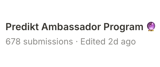 filipceres's tweet photo. 48h after our ambassador post, we’ve hit 100k views, 600+ waitlist sign-ups, 650+ ambassador applications and 1k+ new followers, with zero paid bots involved. 🤯

Huge thanks to everyone who applied and supported Predikt so far, I truly appreciate you all.

We’ve cooked so many things for next week.

Onwards to our Beta Launch. Job’s not done.