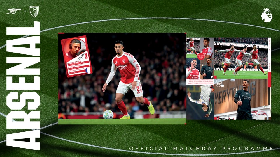 Arsenal Programme tweet media