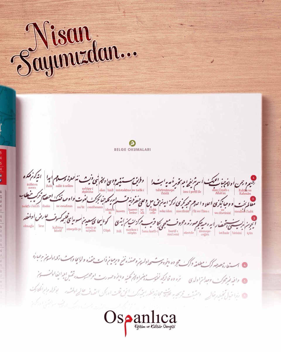 Osmanlıca Dergisi tweet media