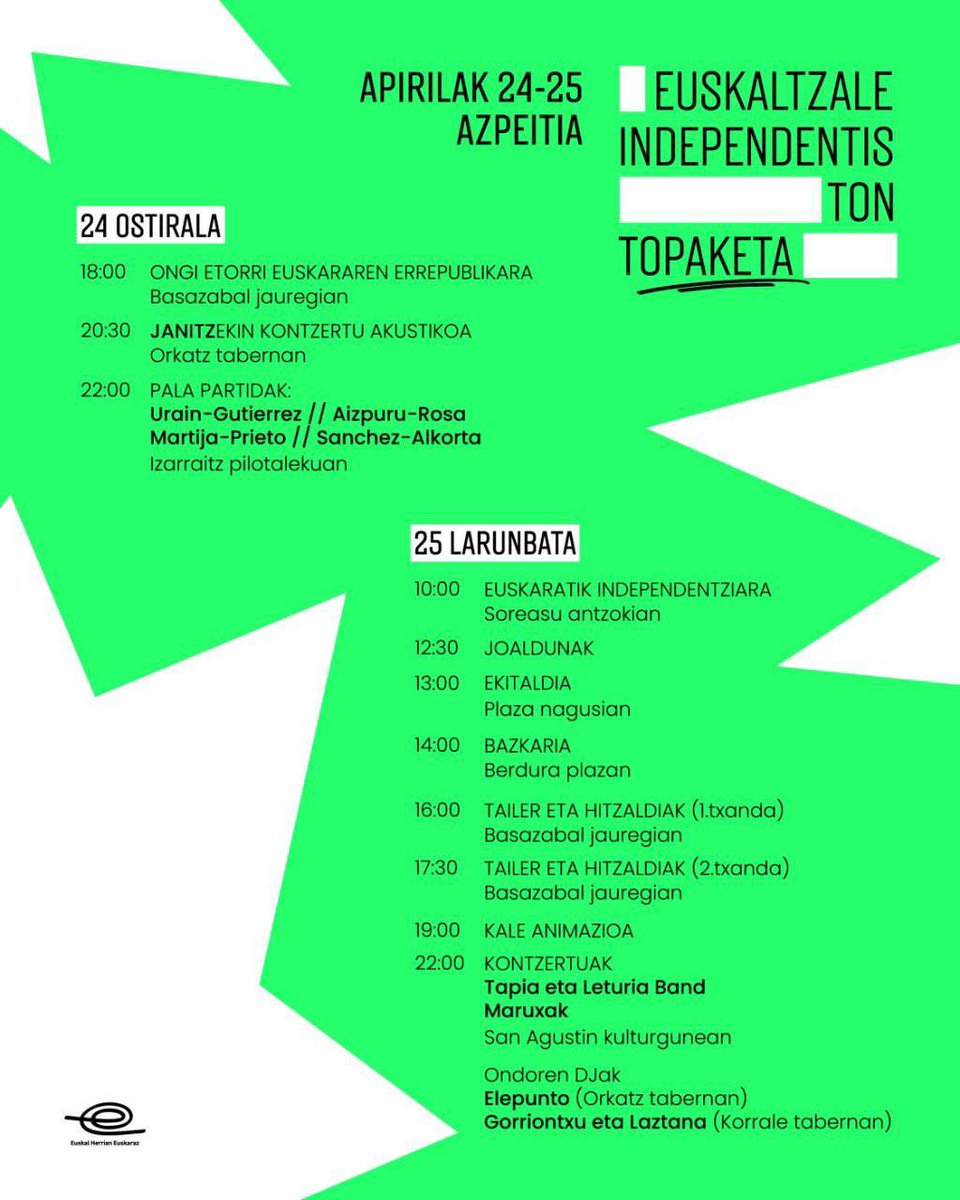 Euskal Herrian Euskaraz tweet media