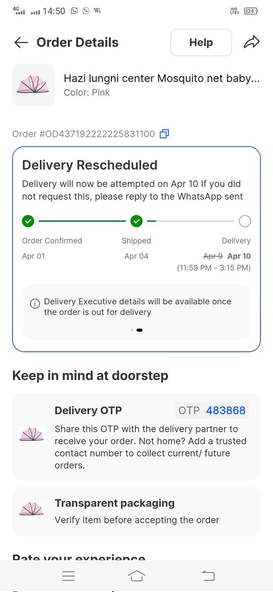 br_basavaraj's tweet photo. @flipkartsupport @Flipkart This is completely unacceptable. Even till today, I have not received a single call from the delivery executive. https://t.co/sp39PlAq6P
