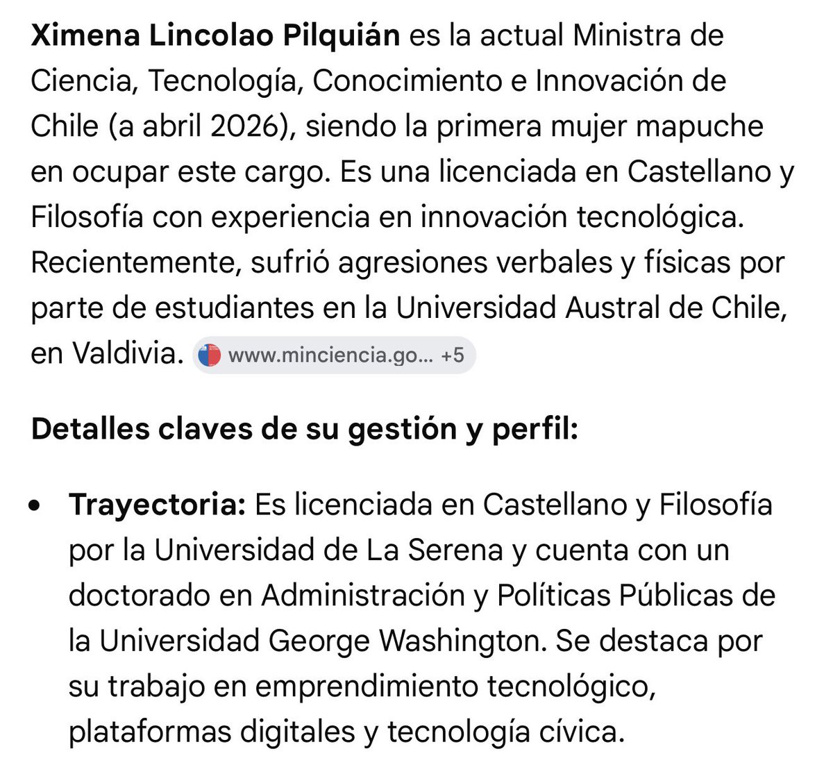 Karina Sepúlveda González tweet media