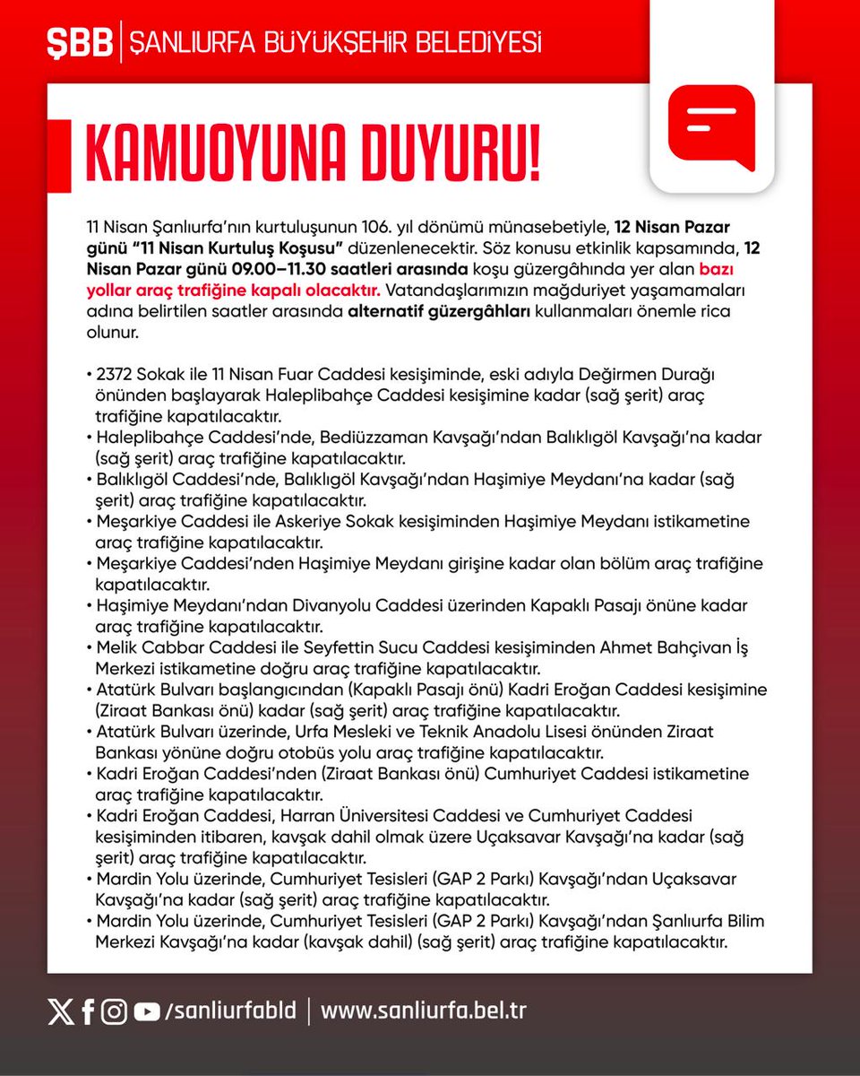 Şanlıurfa Büyükşehir 🇹🇷 tweet media