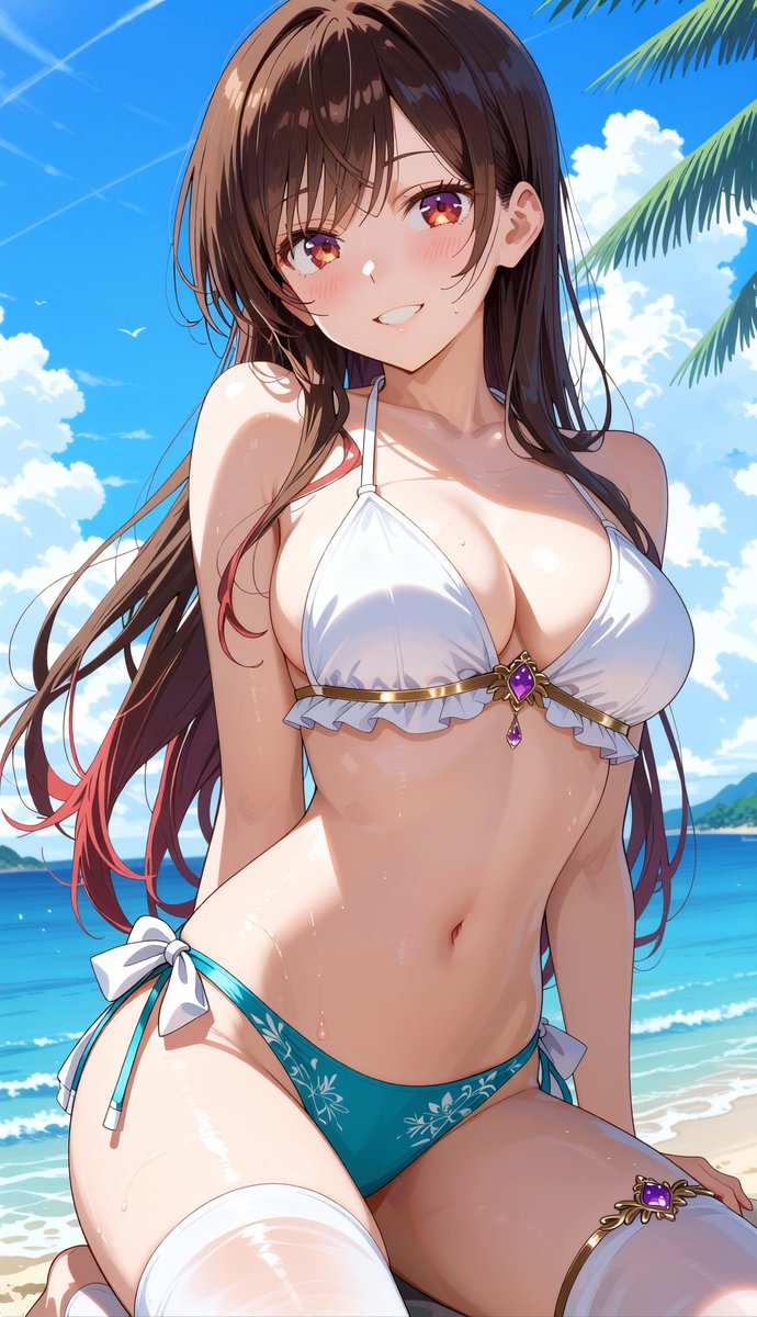 bitblaze97657's tweet image. SFW. Generated AI illustration, No nudity, No suggestive intent.
#ChizuruIchinose swimsuit photoshoot