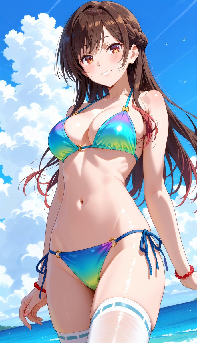 bitblaze97657's tweet image. SFW. Generated AI illustration, No nudity, No suggestive intent.
#ChizuruIchinose swimsuit photoshoot